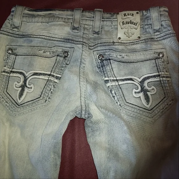 Rock Revival Macy's men's jeans 32x34 AJ straight